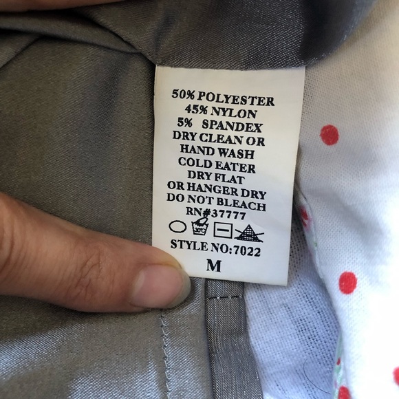 Renee C strapless dress silver size medium - Picture 6 of 6